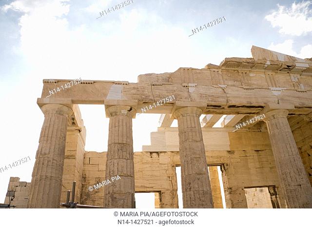 Detail of the Erechtheum, Acropolis, Athens, Greece