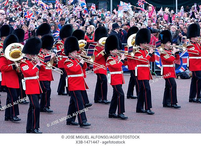 London royal wedding between Prince William and Kate Middleton  29/04/2011, London  England