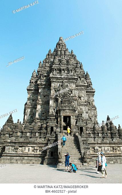 Stupa, Hindu temple complex Prambanan, Yogyakarta, Java, Indonesia