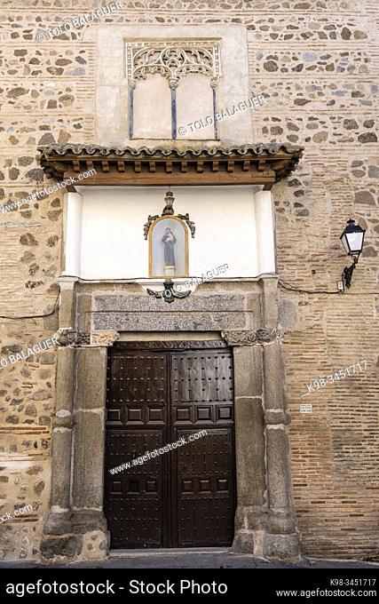 fachada mudejar, Porteria de San Antonio, Toledo, Castilla-La Mancha, Spain