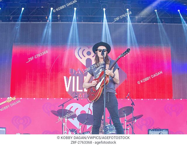 Singer/songwriter James Bay performs onstage at the 2015 iHeartRadio Music Festival at the Las Vegas Village in Las Vegas, Nevada