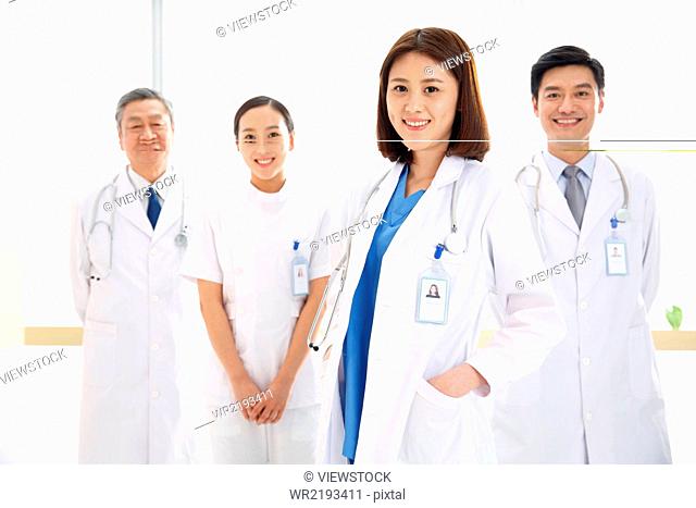 Confident medical workers