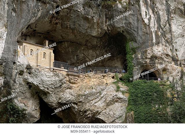 'Cueva de la Santina'. Covadonga. Asturias, Spain