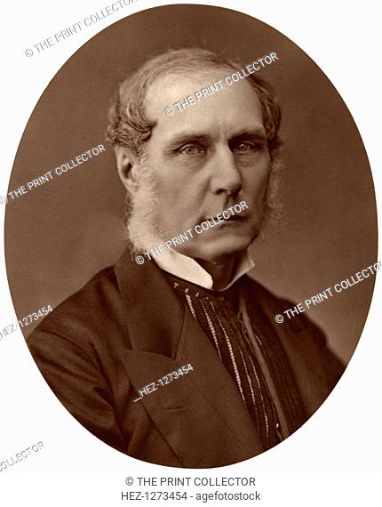 Right Hon Lord Selborne, ex-Lord High Chancellor of England, 1876. From Men of Mark: a gallery of contemporary portraits of men distinguished in the Senate