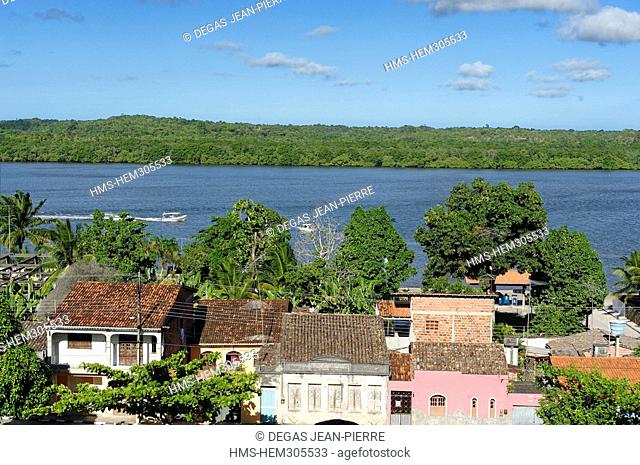 Brazil, Bahia State, Cairu Island, channel separating the islands of Tinhare and Cairu
