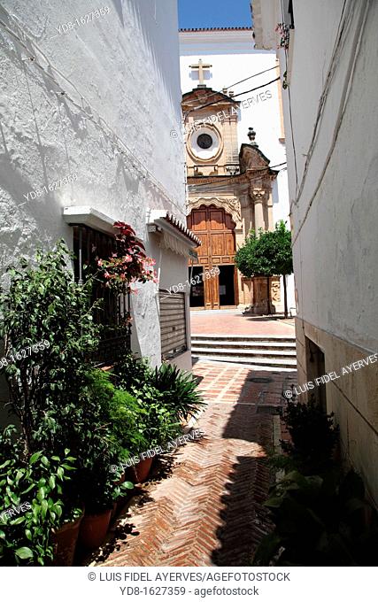 View of Nuestra Senora de la Encarnacion church, Marbella, Andalusia, Spain, Europe