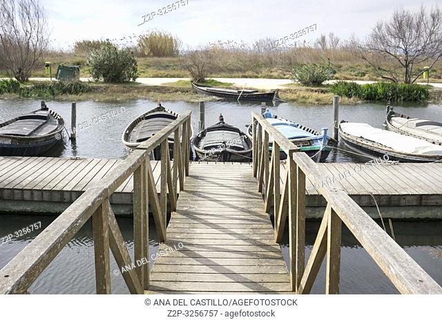 Port of Catarroja link with Albufera natural park Valencia Spain