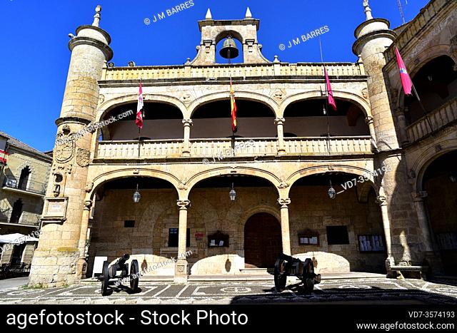 Ciudad Rodrigo City hall (renaissance 16th century). Salamanca province, Castilla y Leon, Spain