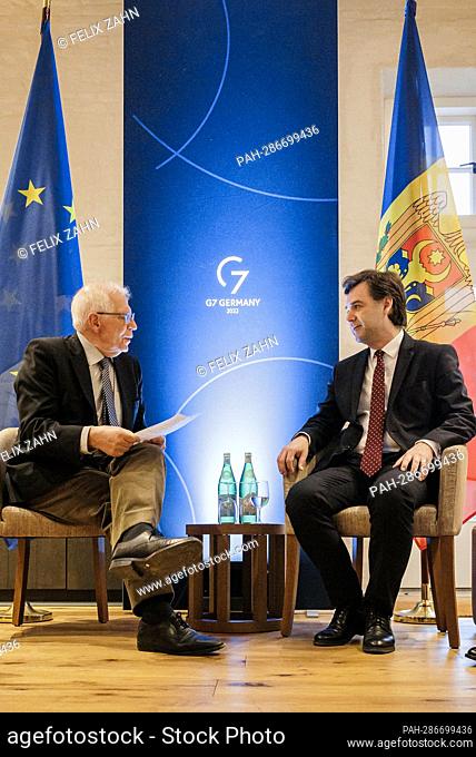 Josep Borrell, EU High Representative for Foreign Affairs and Security Policy, meets Nico Popescu, Moldova's Foreign Minister