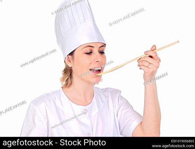 Attractive cook woman