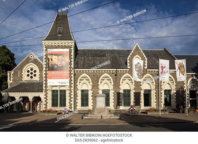 New Zealand, South Island, Christchurch, Canterbury Museum, exterior