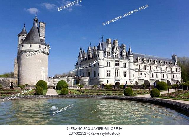 Chenonceaux castle, Indre et Loira, Centre, France
