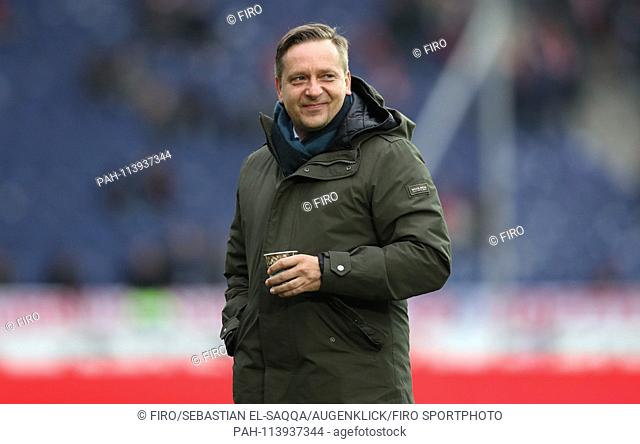 firo: 15.12.2018 Football, Football: 1. Bundesliga, Season 2018/2019 Hanover 96 - FC Bayern Munich Munich M96 H96 Manager, Sports Director, Horst Heldt