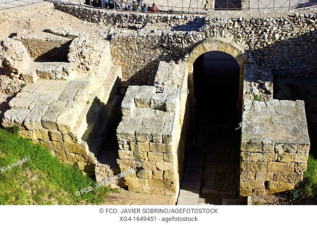 Roman amphitheater in Tarragona - Catalonia - Spain - Europe