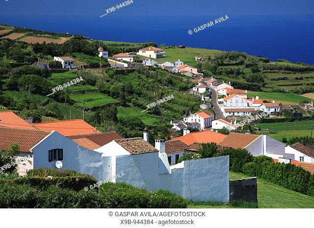 Partial view of Pedreira do Nordeste village  Sao Miguel island, Azores, Portugal