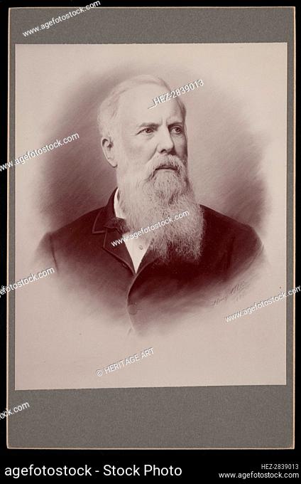 Portrait of Henry Coppee' (1821-1895), November 1887. Creator: Unknown