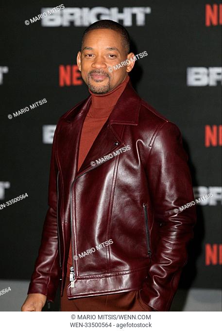 The European Premiere of 'Bright' held at the BFI Southbank - Arrivals Featuring: Will Smith Where: London, United Kingdom When: 15 Dec 2017 Credit: Mario...