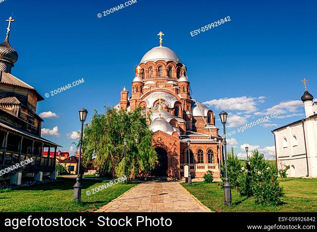 Church of the Theotokos Joy of All Who Sorrow at the Ioanno-Predtechensky Monastery in City-Island Sviyazhsk, Russia