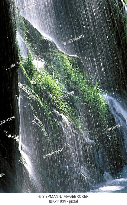 Waterfall in Monasterio de Piedra - Aragon - Spain