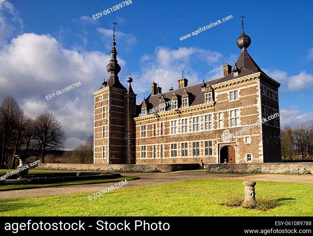 Eijsden Castle between the villages Laag-Caestert and Eijsden in the Dutch province Limburg