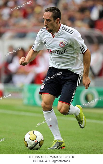 Franck Ribery, DFB-Pokal Cup, a German football cup competition, first round, TSV Germania Windeck vs FC Bayern Munich, RheinEnergieStadion stadium, Cologne