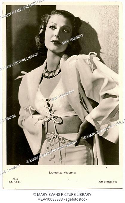 Loretta Young (1913 - 2000), American film actress