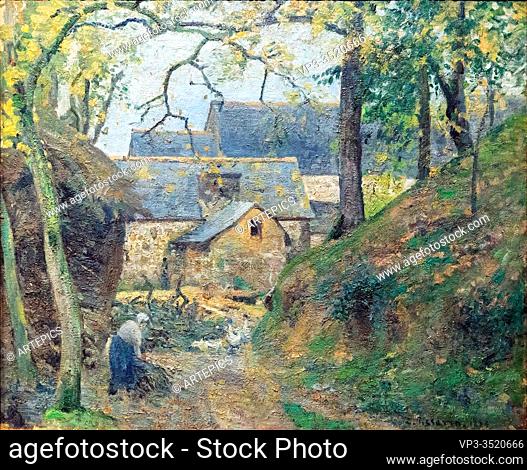Camille Pissarro (1830 1903) farm at montfoucault 1874