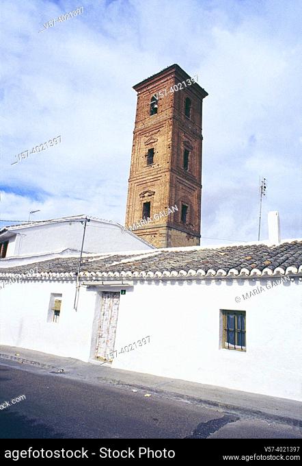 San Miguel tower. Puebla de Montalban, Toledo province, Castilla La Mancha, Spain