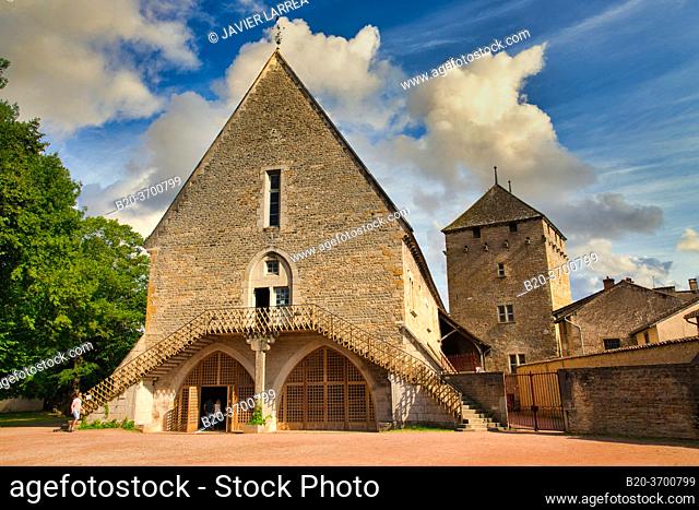 Farinier Tour du Moulin, Cluny Abbey, Cluny, Saone-et-Loire Department, Burgundy Region, Maconnais Area, France, Europe