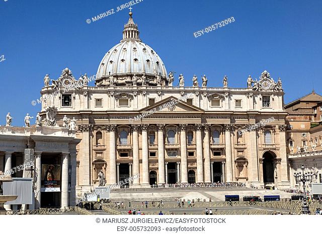 St. Peter's Basilica is a Late Renaissance church located within Vatican City. It is the most renowned work of Renaissance architecture and remains one of the...