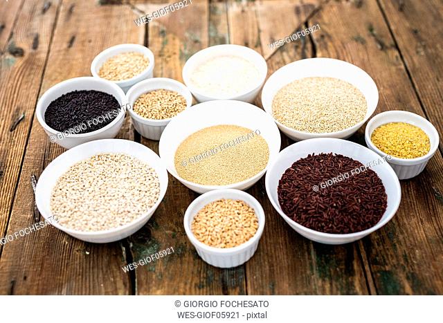 Cereal mix: black rice, red rice, barley, amaranth, quinoa, rice, bulgur, oats and buckwheat