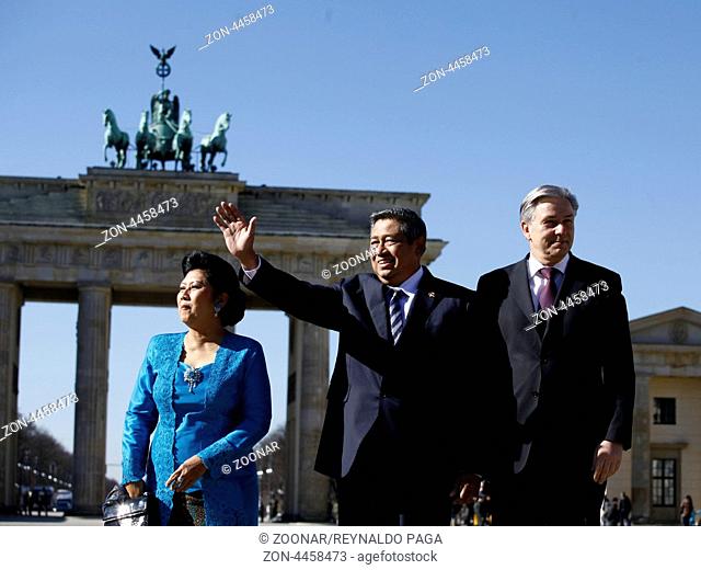 Berlin, 1. März 2013. Der Regierende Bürgermeister von Berlin, Klaus Wowereit, und den Präsidenten der Republik Indonesien Dr