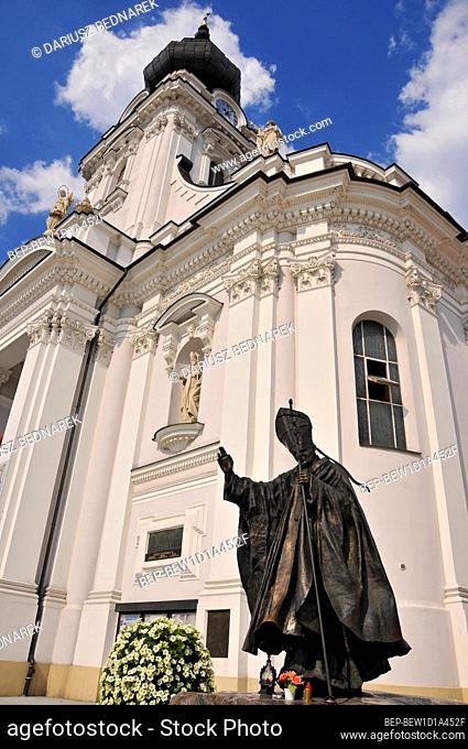 Minor Basilica of the Presentation of the Blessed Virgin Mary. Wadowice, Lesser Poland Voivodeship, Poland