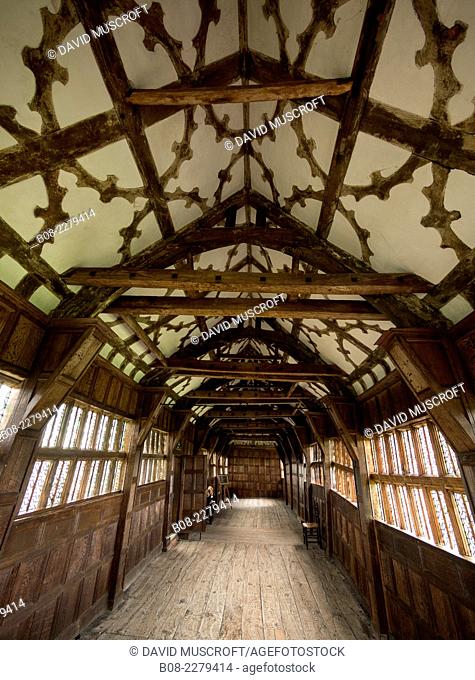 The Long Gallery, Little Moreton Hall, Cheshire, UK