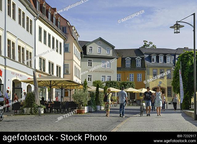 White Swan Inn, Frauenplan, Weimar, Thuringia, Germany, Europe