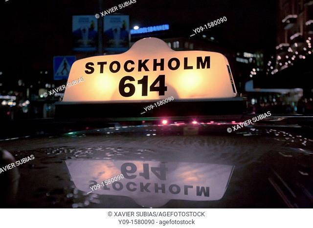 Taxi, Stockholm, Sweden