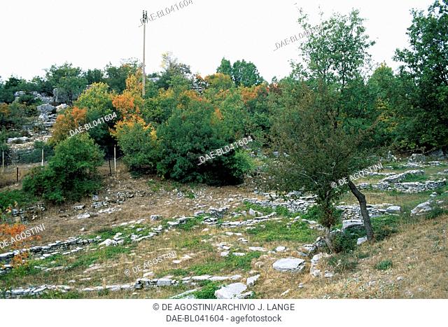 Ruins in Vitsa village, Zagoria, Epirus, Greece