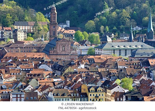 Jesuit Church, Heidelberg, Baden-Wuerttemberg, Germany, Europe
