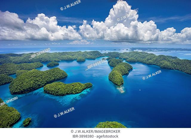 Islands in the island paradise of Palau, Micronesia