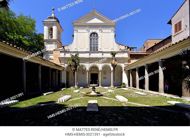Italy, Lazio, Rome, historical centre listed as World Heritage by UNESCO, Basilica di San Clemente