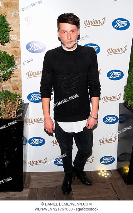 Union J - fragrance launch party held at the Sanctum Soho Hotel - Arrivals. Featuring:  Phil Clifton Where: London, United Kingdom When: 24 Sep 2014 Credit:...