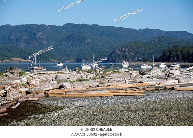 Rebecca Spit Marine Provincial Park, Quadra Island, British Columbia, Canada
