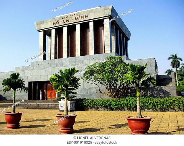 Ho Chi Minh mausoleum view