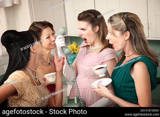 Women Toasting