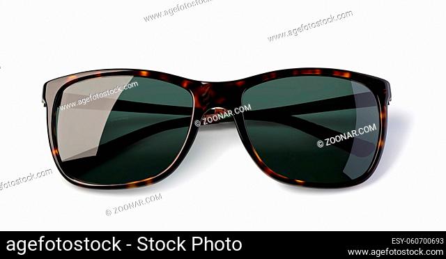 Black Sunglasses Isolated On a White background