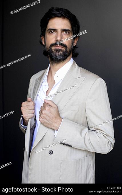 Francesco Carril poses during 71st San Sebastian International Film Festival at Maria Cristina Hotel on September 26, 2023 in Donostia / San Sebastian, Spain