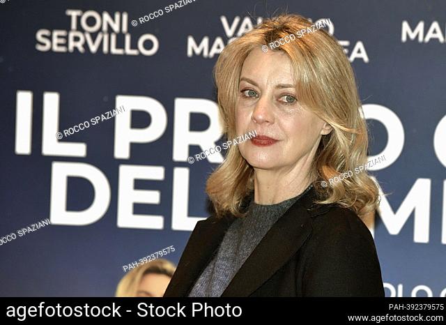 Margherita Buy attends the photocall for ""Il Primo Giorno Della Mia Vita"" at Hotel Bernini on January 23, 2023 in Rome, Italy. - Rome/Italien