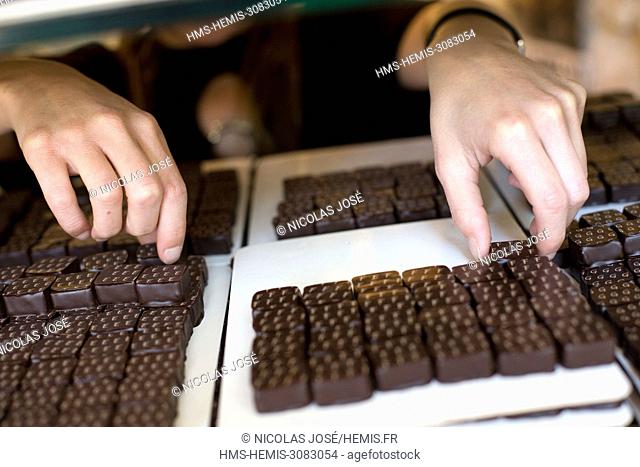 France, Bouches du Rhone, Saint Remy de Provence, Chocolaterie Joel Durand