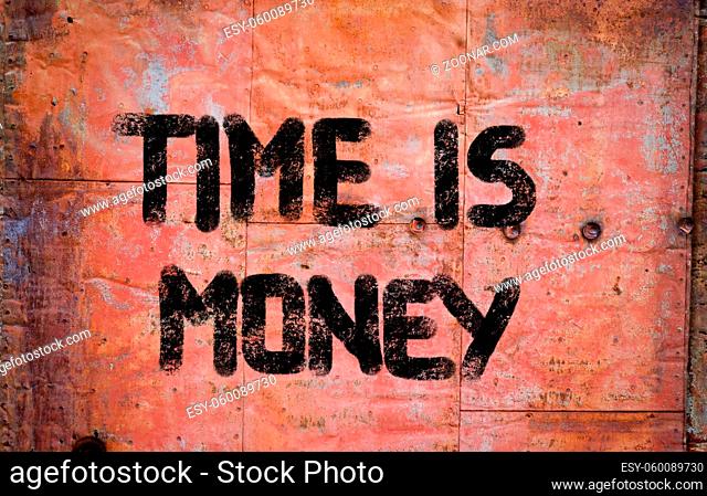 Time Is Money Concept