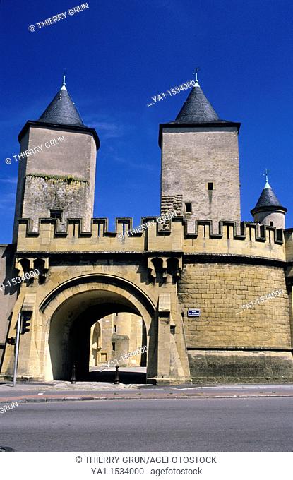 Old German's gate (Porte des Allemands), Metz, Moselle, Lorraine region, France